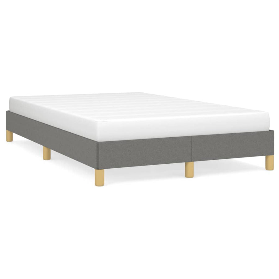Bedframe stof donkergrijs 120x190 cm