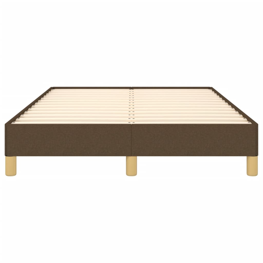 Bedframe stof donkerbruin 120x190 cm