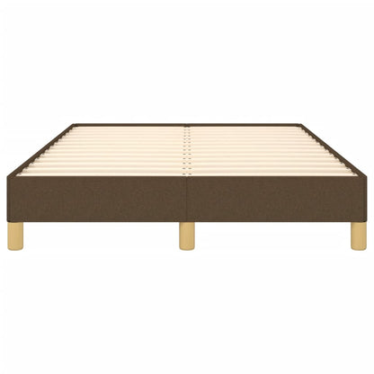 Bedframe stof donkerbruin 120x190 cm