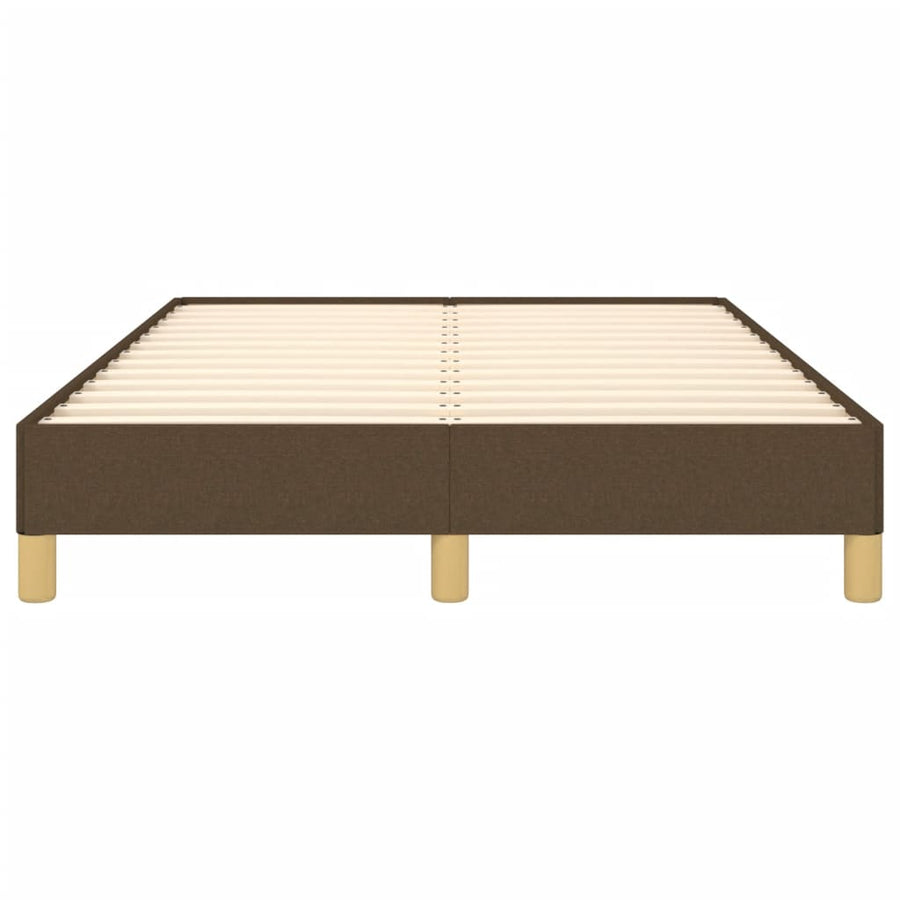 Bedframe stof donkerbruin 120x190 cm