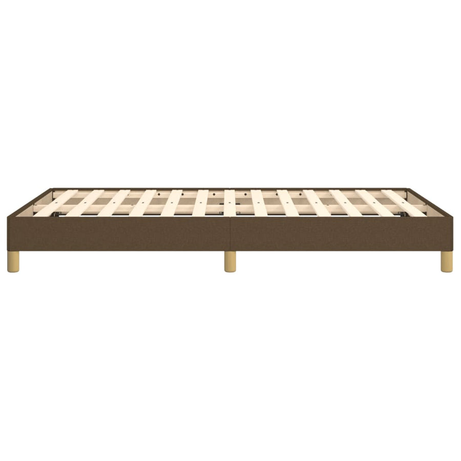 Bedframe stof donkerbruin 120x190 cm
