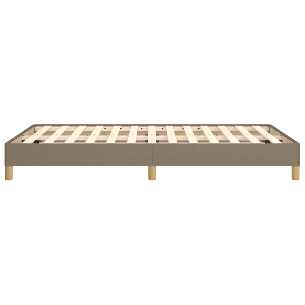 Bedframe stof taupe 120x190 cm