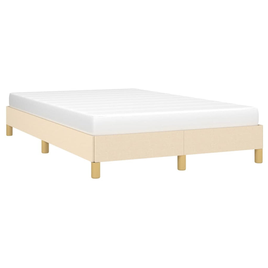 Bedframe stof crèmekleurig 120x190 cm
