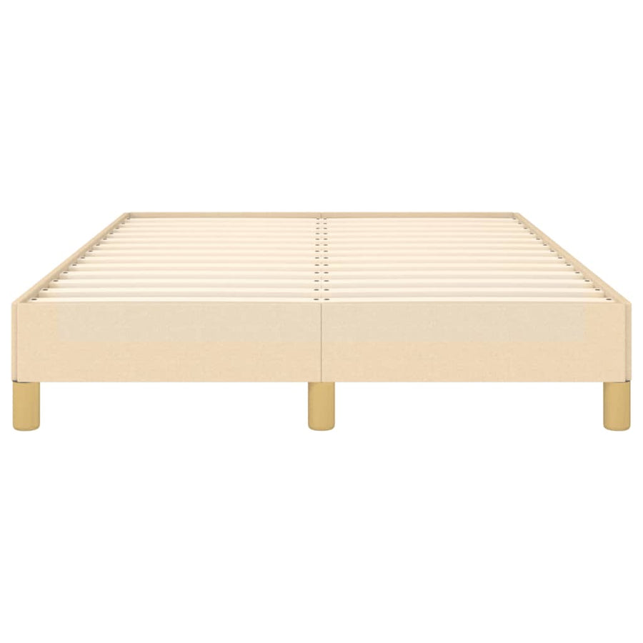 Bedframe stof crèmekleurig 120x190 cm