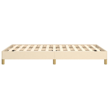 Bedframe stof crèmekleurig 120x190 cm
