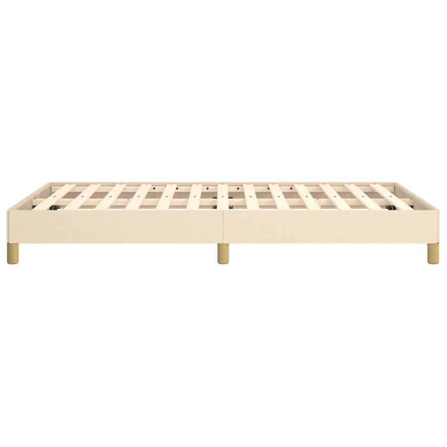 Bedframe stof crèmekleurig 120x190 cm