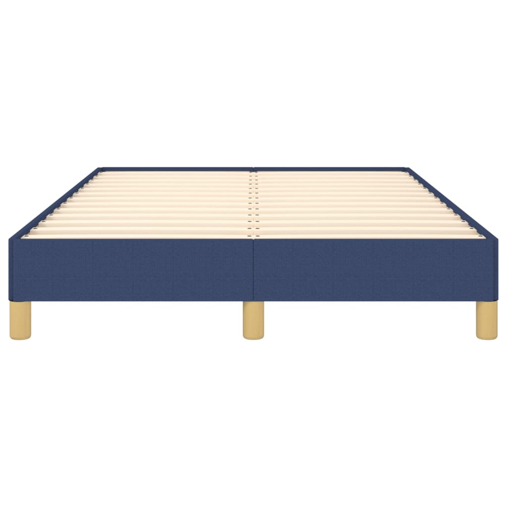 Bedframe stof blauw 120x190 cm