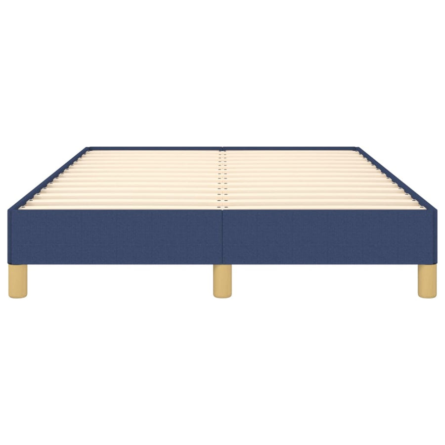 Bedframe stof blauw 120x190 cm