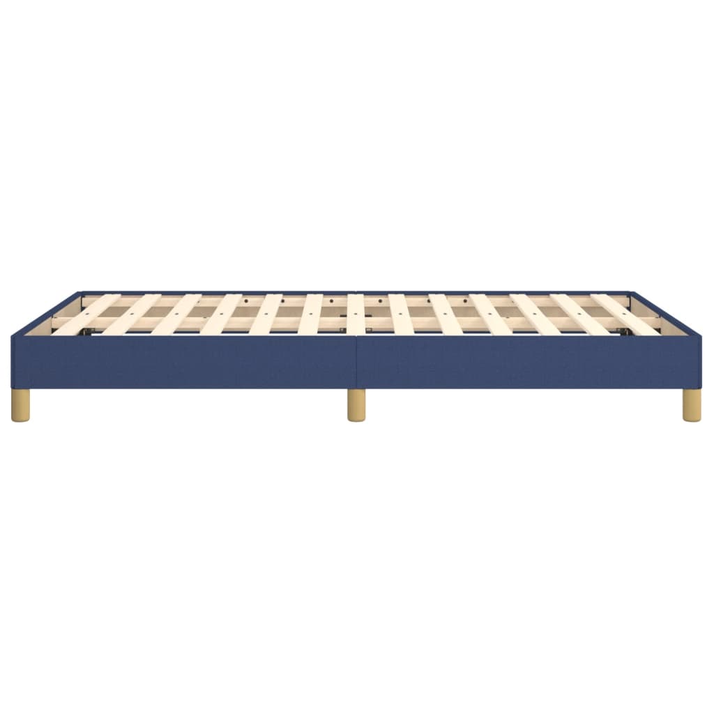 Bedframe stof blauw 120x190 cm