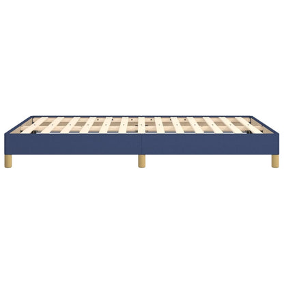 Bedframe stof blauw 120x190 cm