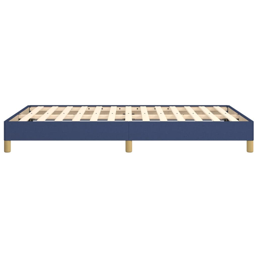 Bedframe stof blauw 120x190 cm