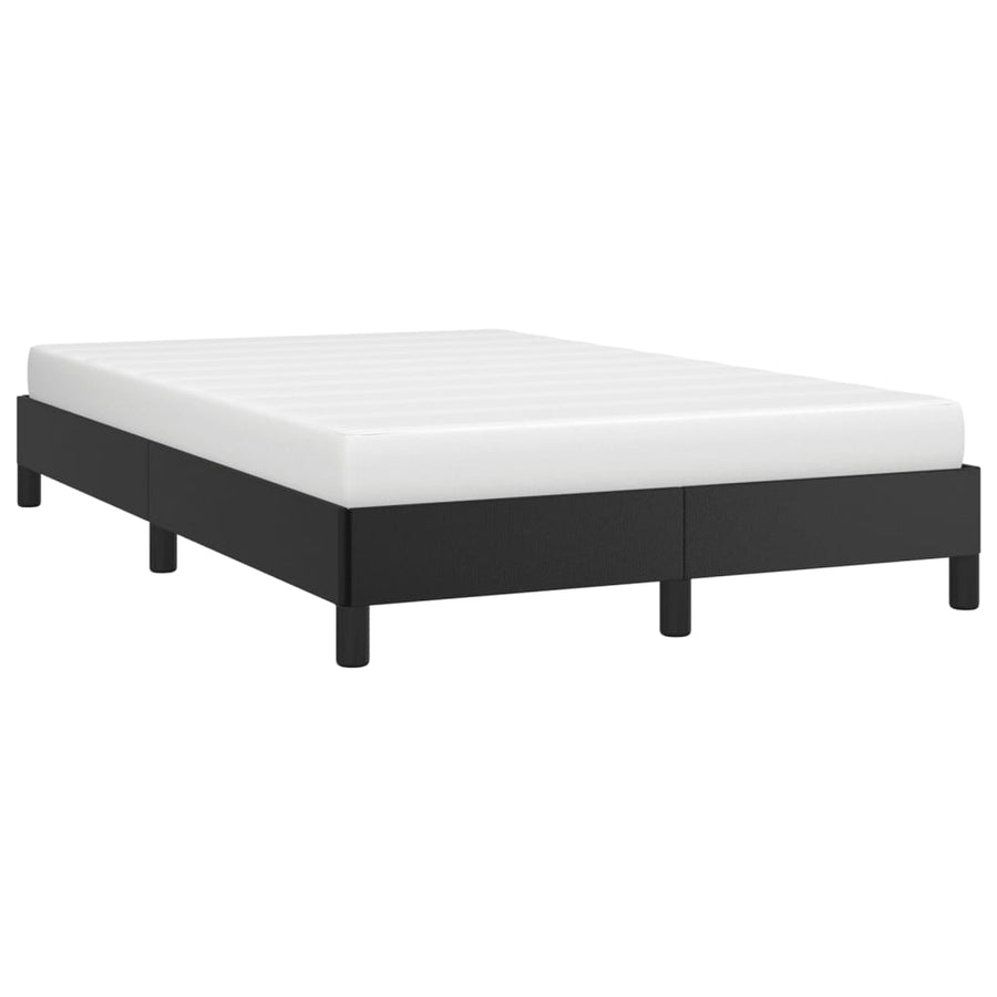 Bedframe kunstleer zwart 120x190 cm
