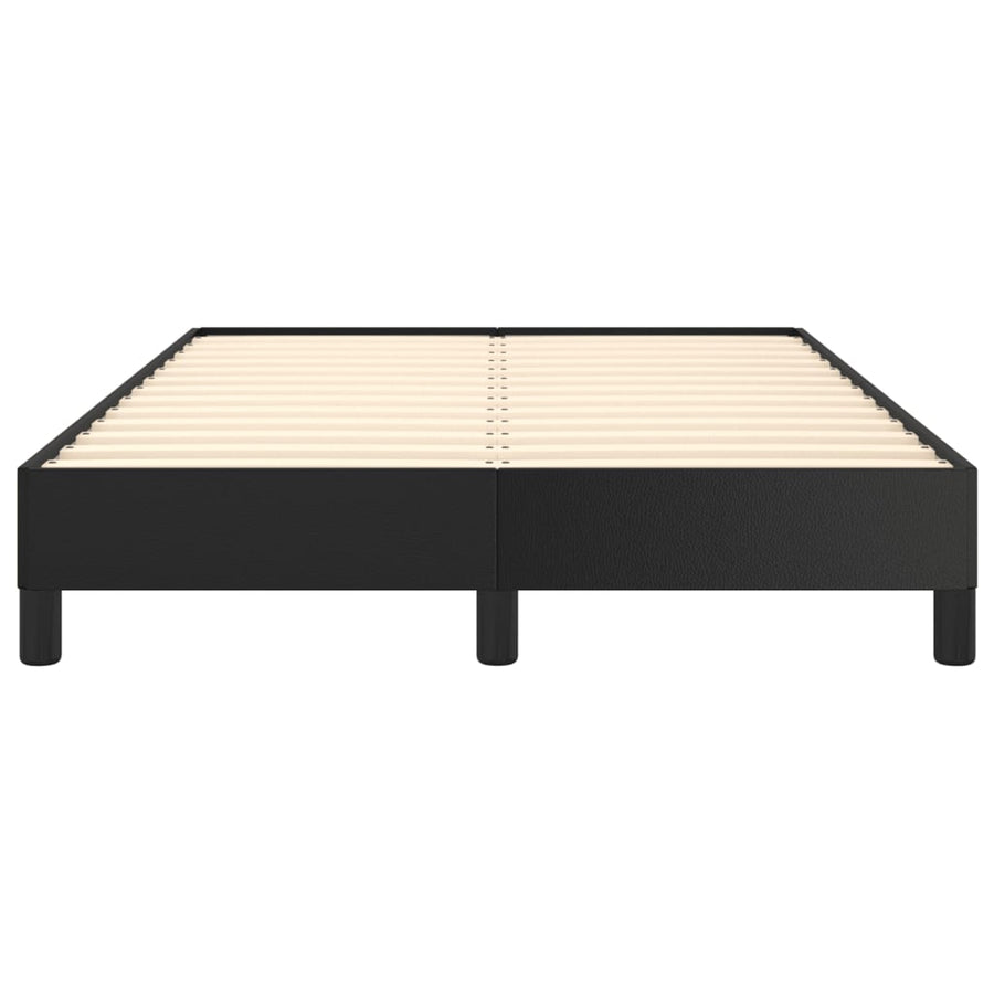 Bedframe kunstleer zwart 120x190 cm
