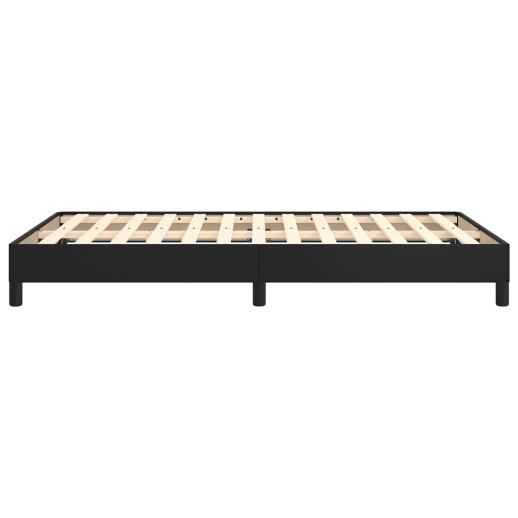 Bedframe kunstleer zwart 120x190 cm