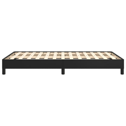 Bedframe kunstleer zwart 120x190 cm