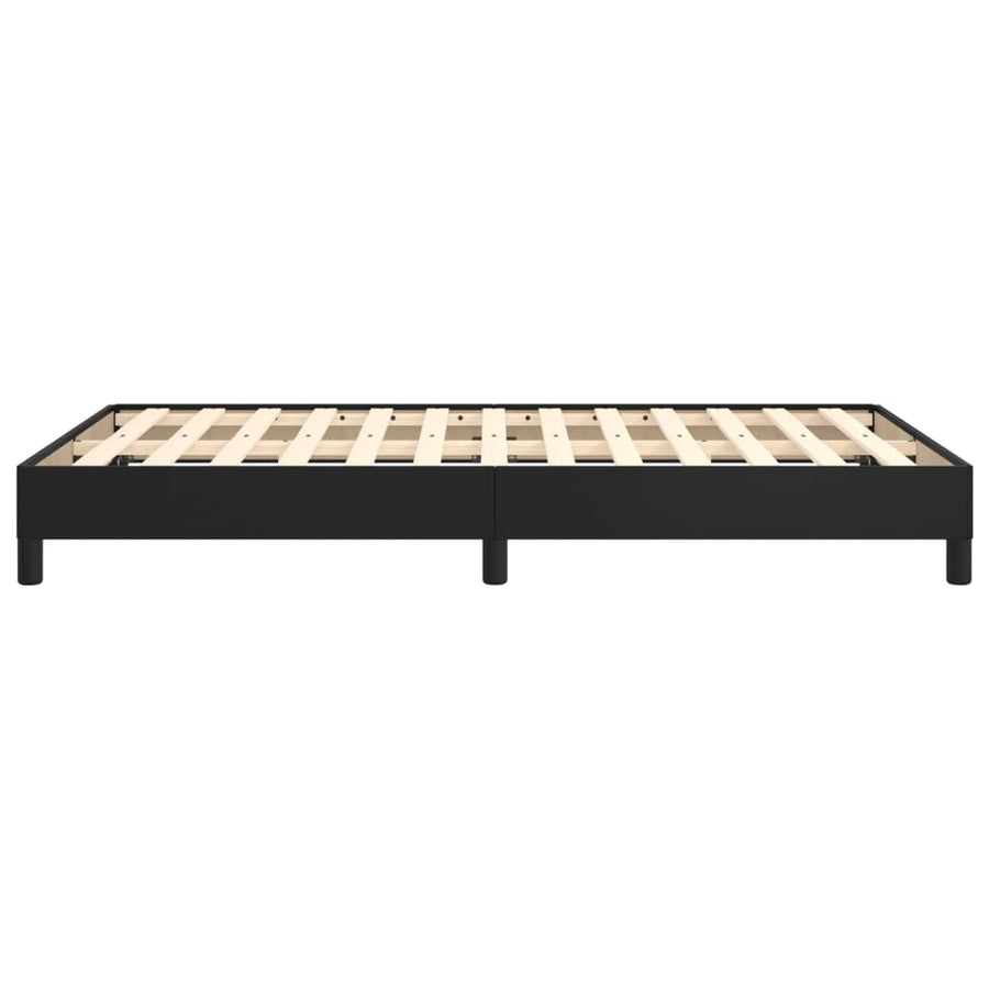Bedframe kunstleer zwart 120x190 cm