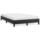 Bedframe 120x190 cm kunstleer zwart
