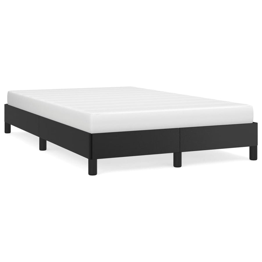 Bedframe kunstleer zwart 120x190 cm