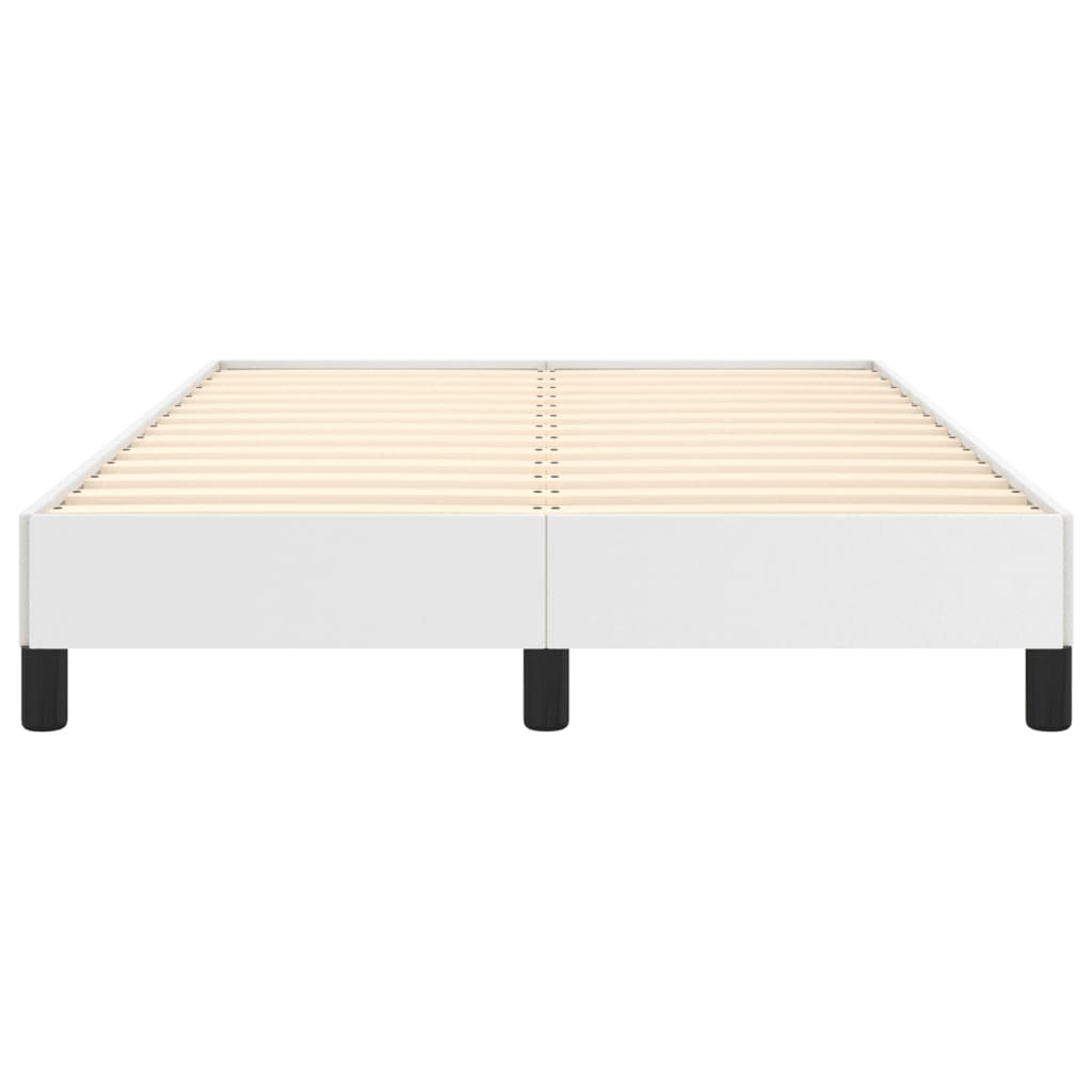 Bedframe kunstleer wit 120x190 cm