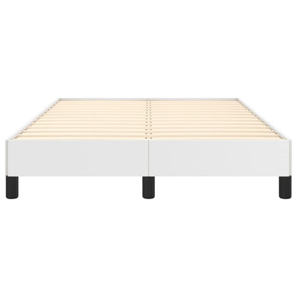 Bedframe kunstleer wit 120x190 cm