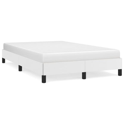 Bedframe kunstleer wit 120x190 cm
