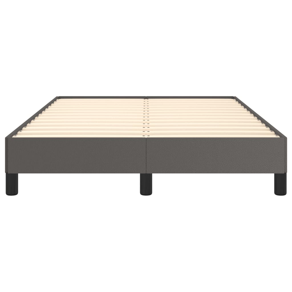 Bedframe kunstleer grijs 120x190 cm
