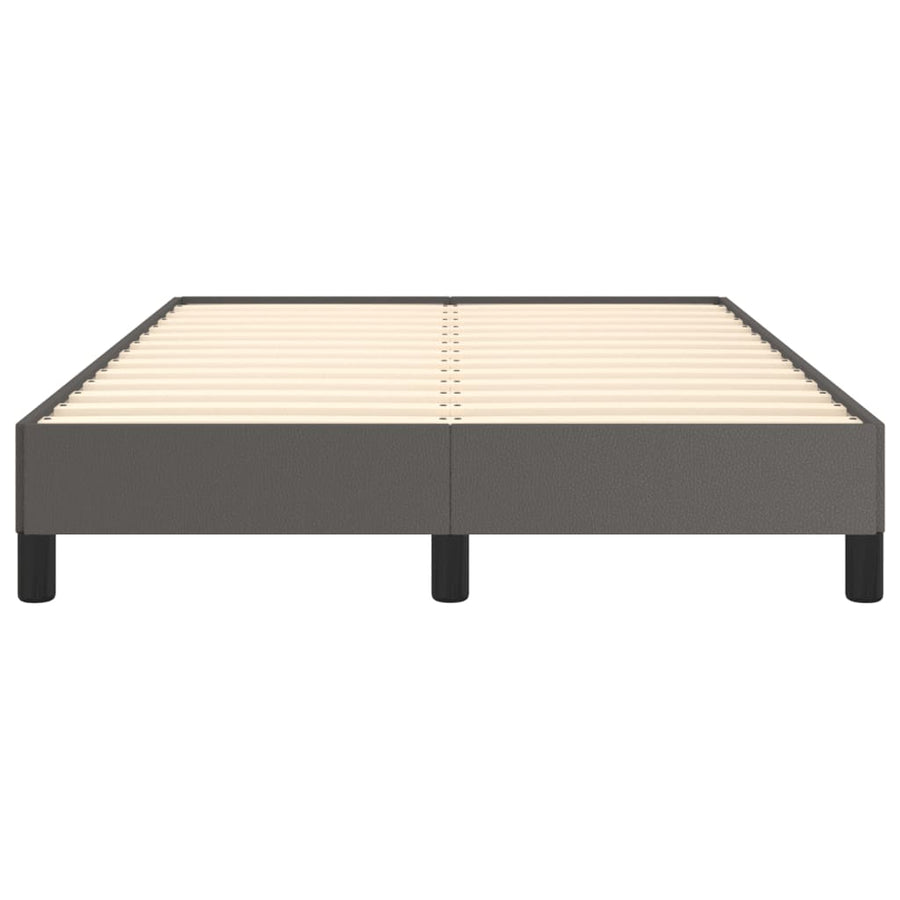 Bedframe kunstleer grijs 120x190 cm