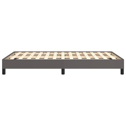 Bedframe kunstleer grijs 120x190 cm