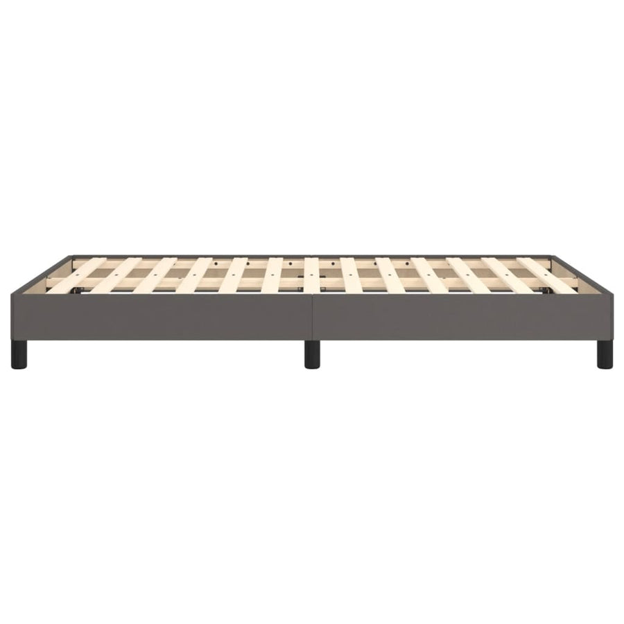 Bedframe kunstleer grijs 120x190 cm