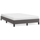 Bedframe 120x190 cm kunstleer grijs