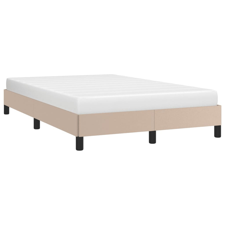 Bedframe kunstleer cappuccinokleurig 120x190 cm