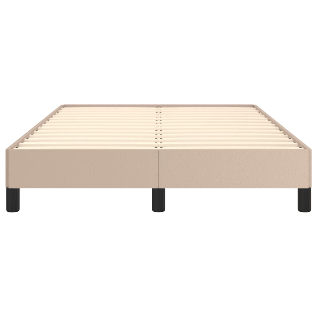 Bedframe kunstleer cappuccinokleurig 120x190 cm