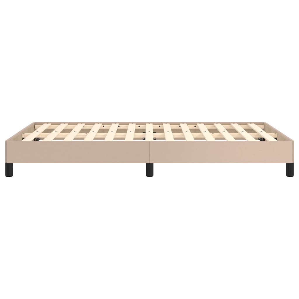 Bedframe kunstleer cappuccinokleurig 120x190 cm