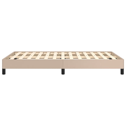 Bedframe kunstleer cappuccinokleurig 120x190 cm