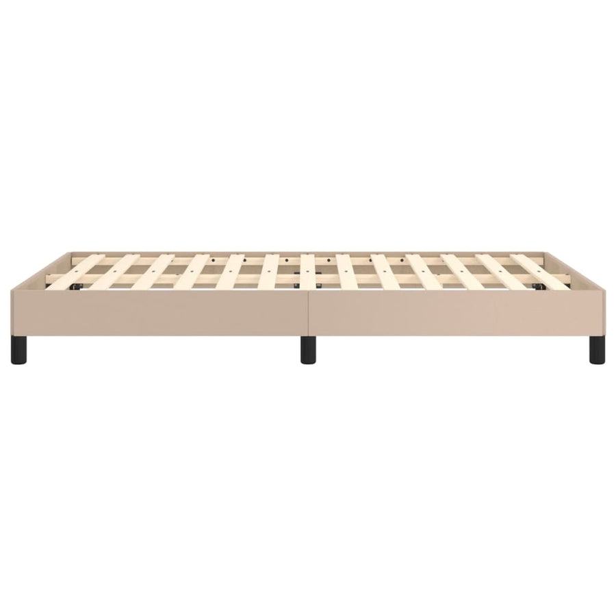 Bedframe kunstleer cappuccinokleurig 120x190 cm