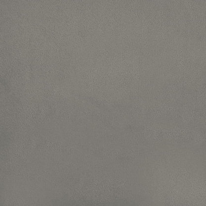 Bedframe fluweel lichtgrijs 120x190 cm