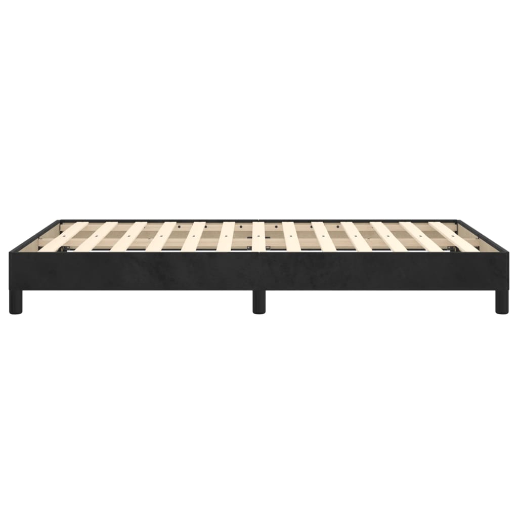 Bedframe fluweel zwart 120x190 cm