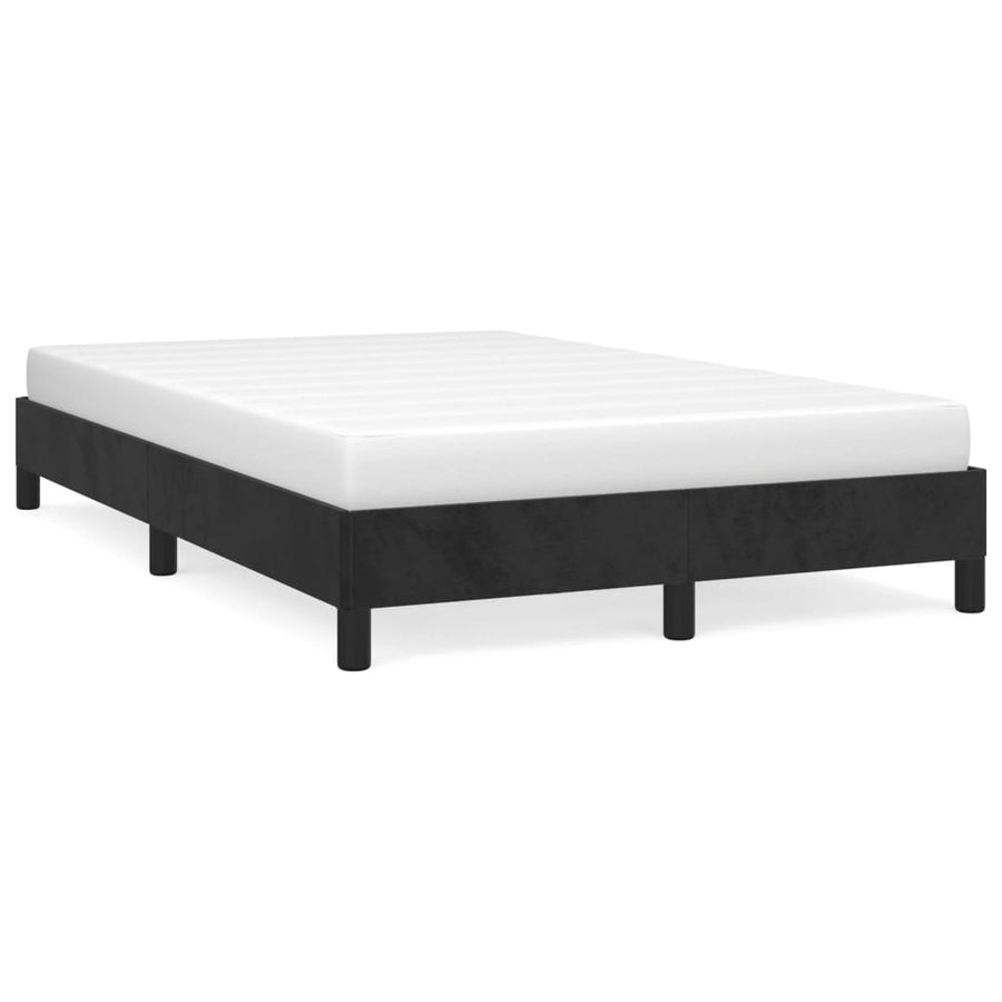 Bedframe fluweel zwart 120x190 cm