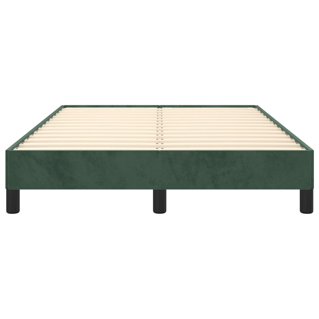 Bedframe fluweel donkergroen 120x190 cm