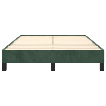 Bedframe fluweel donkergroen 120x190 cm