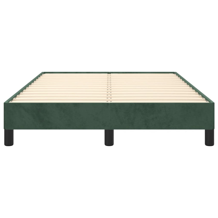 Bedframe fluweel donkergroen 120x190 cm