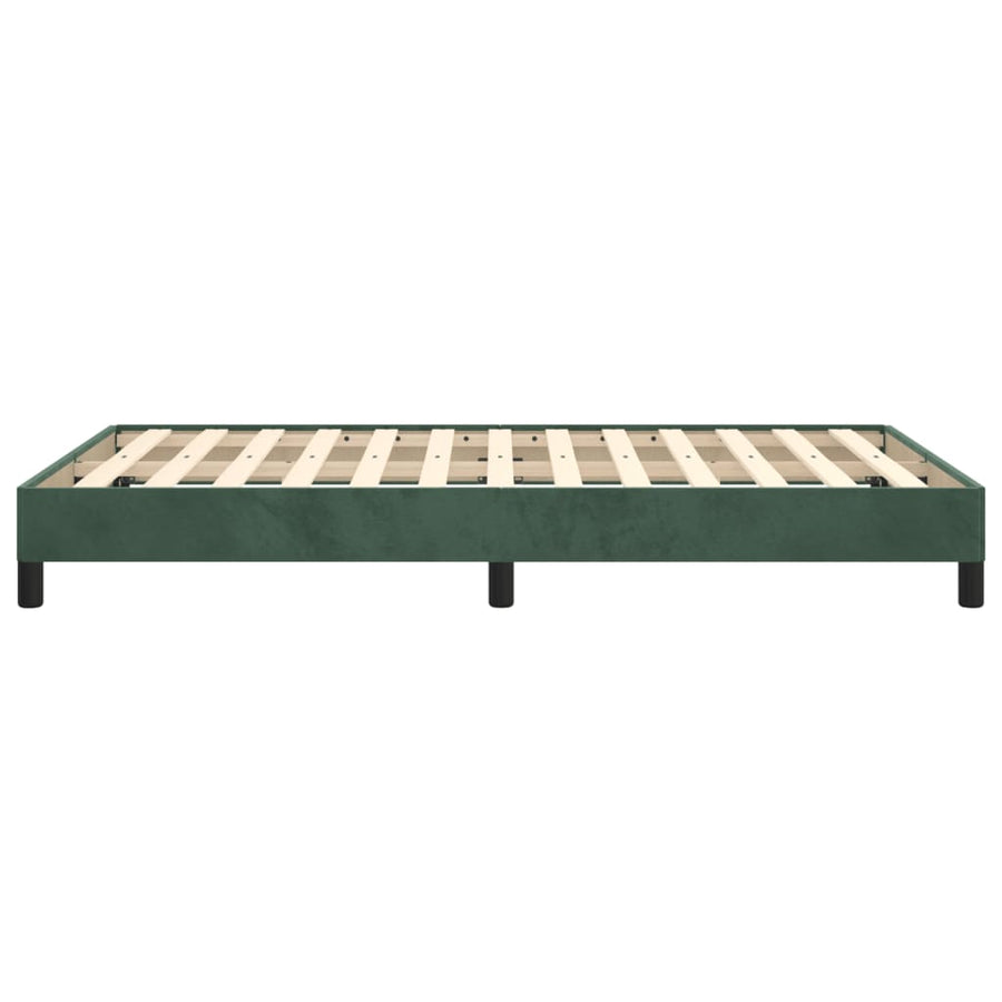 Bedframe fluweel donkergroen 120x190 cm