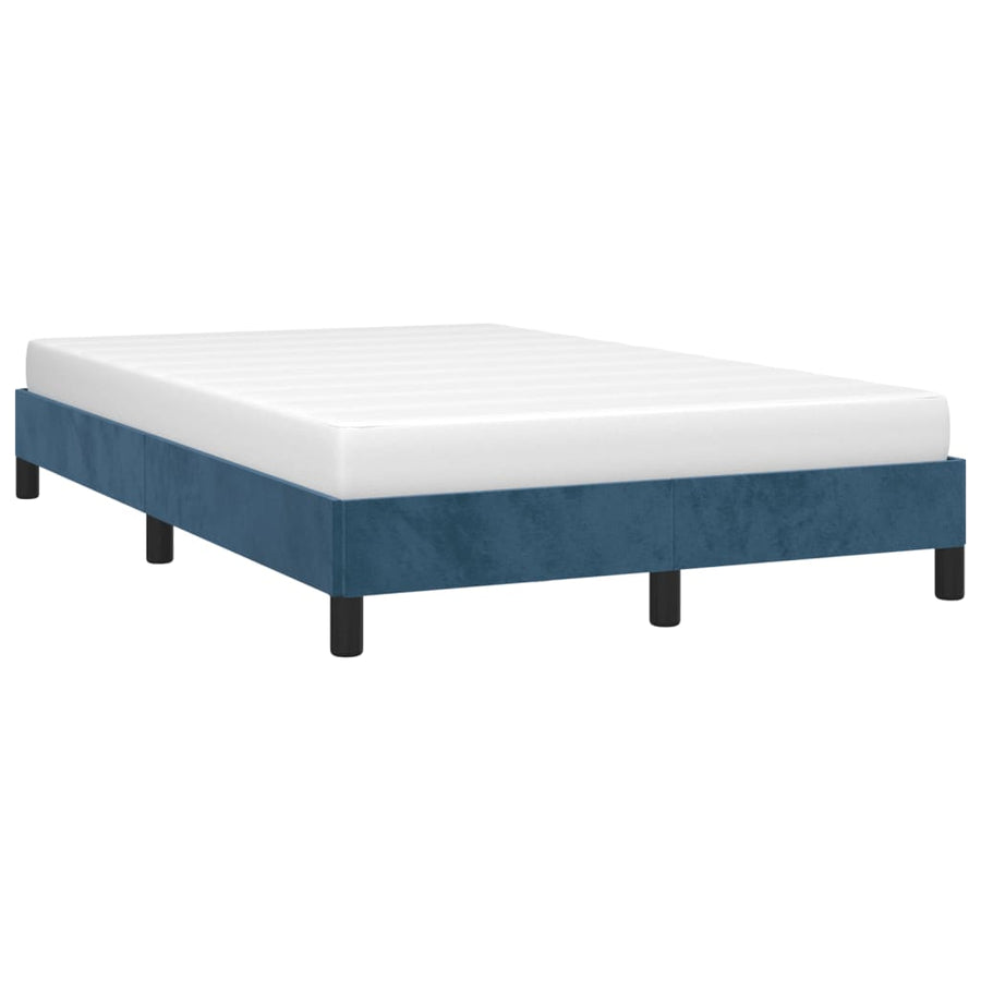 Bedframe fluweel donkerblauw 120x190 cm