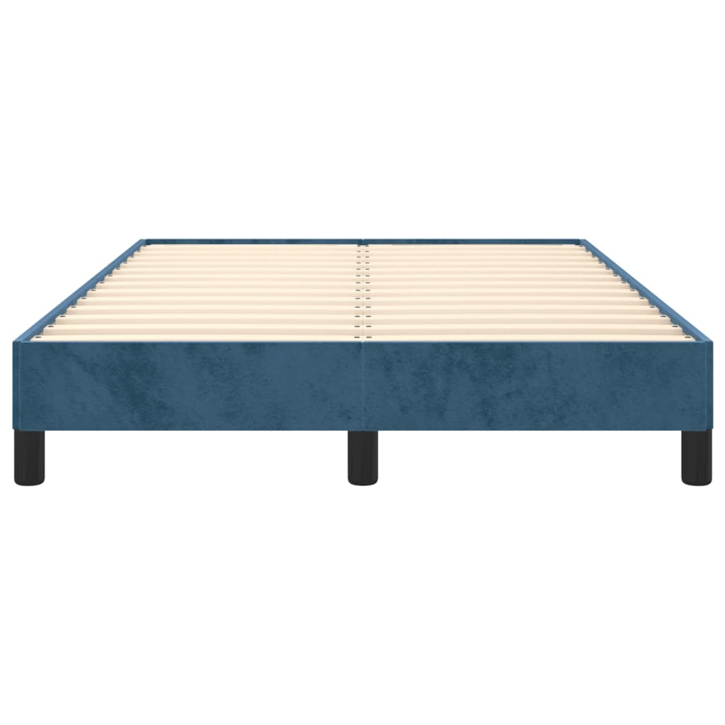 Bedframe fluweel donkerblauw 120x190 cm