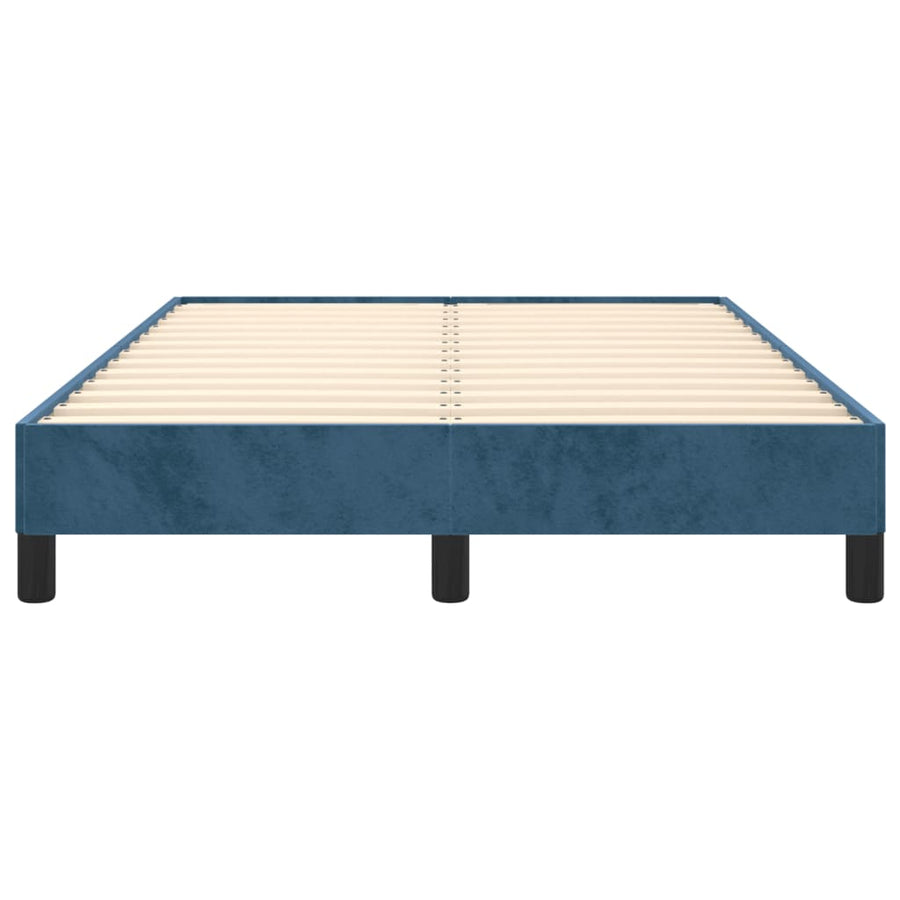 Bedframe fluweel donkerblauw 120x190 cm
