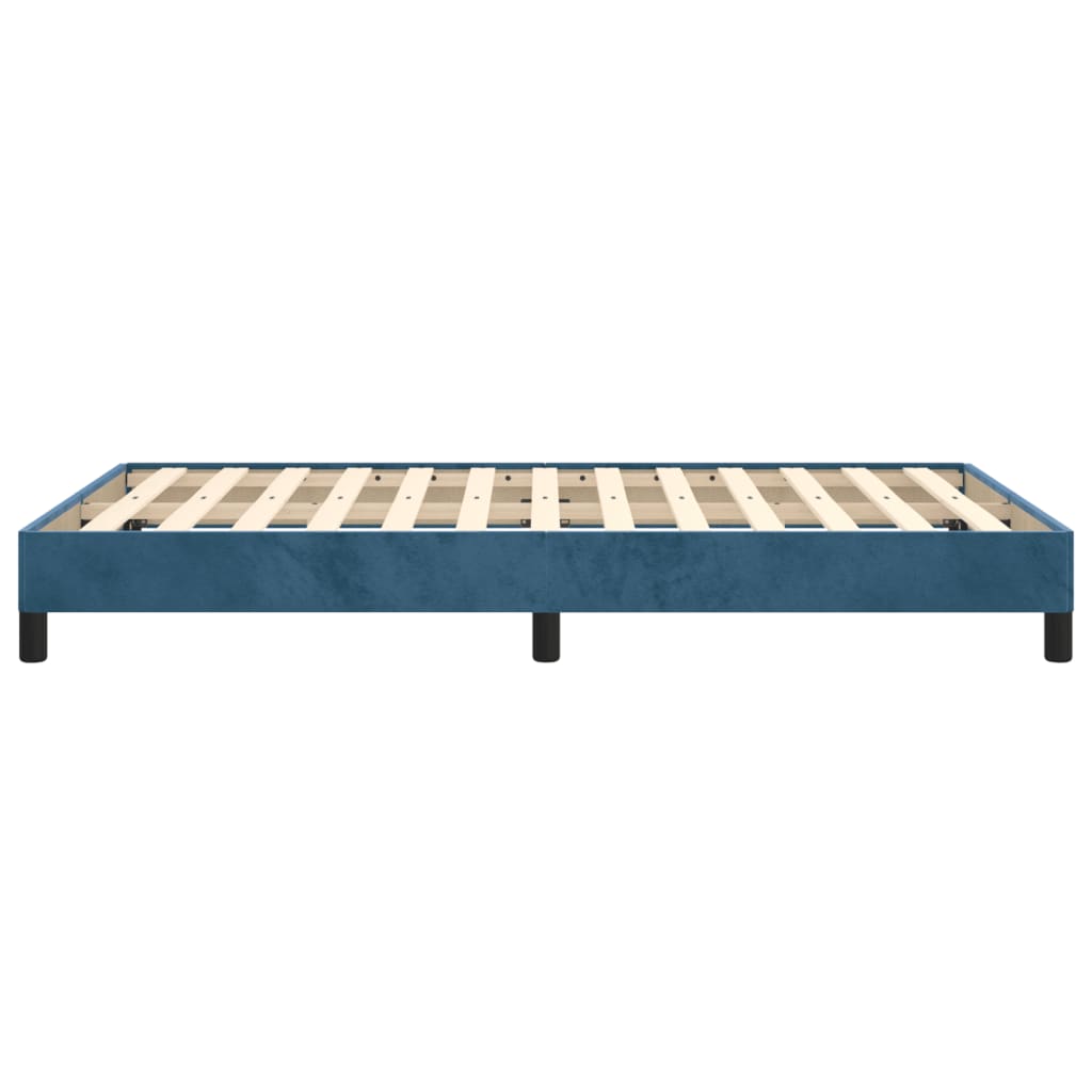 Bedframe fluweel donkerblauw 120x190 cm