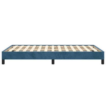 Bedframe fluweel donkerblauw 120x190 cm