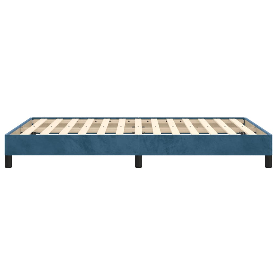 Bedframe fluweel donkerblauw 120x190 cm
