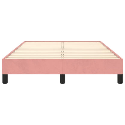 Bedframe fluweel roze 120x190 cm