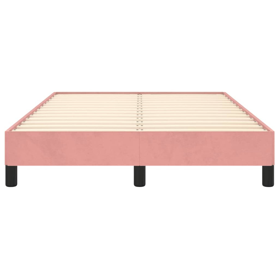 Bedframe fluweel roze 120x190 cm